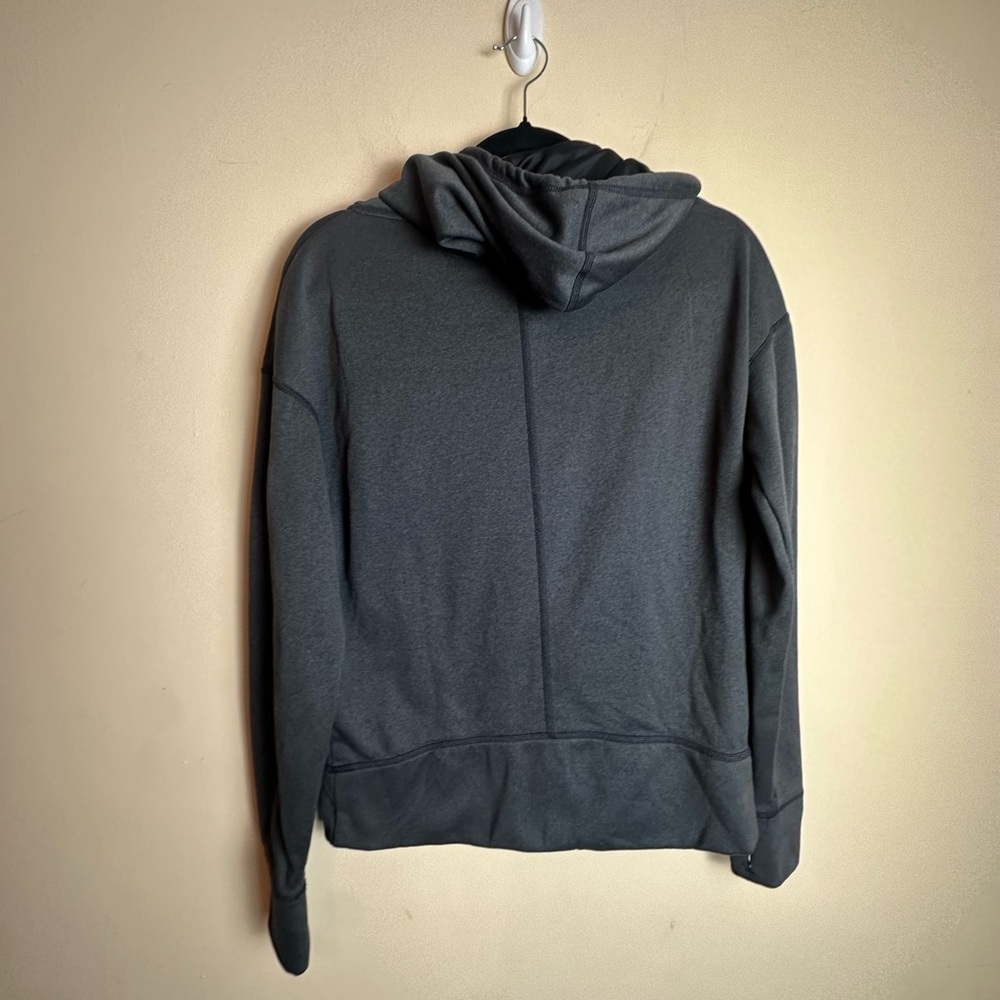 North Face Gray Funnel Neck Hoodie Pullover Sweatshirt Women’s Size Medium - Picture 8 of 15